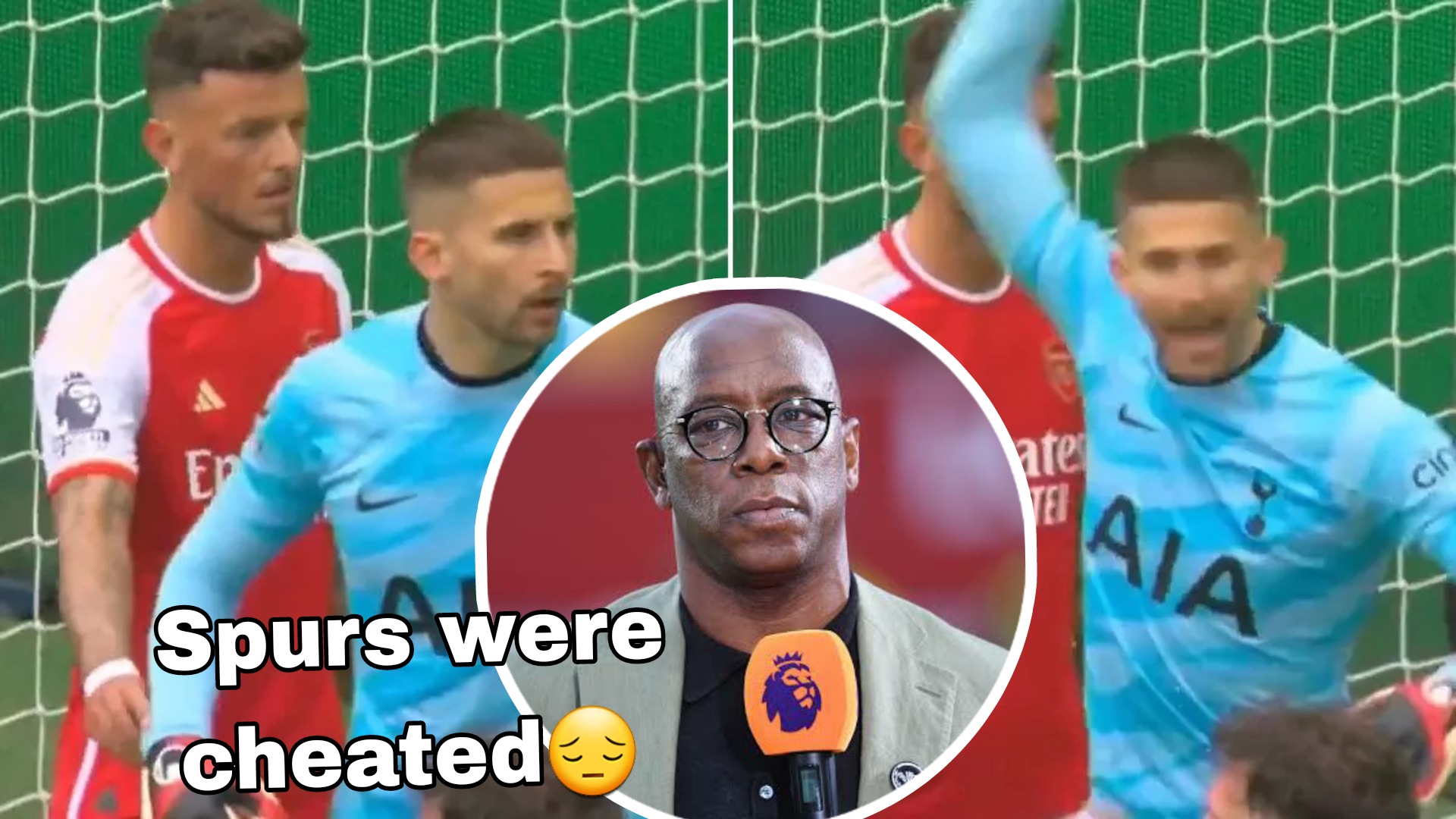 You are currently viewing “It looks Fraudulent but…”Ian Wright’s speaks on Ben White’s  remarkable incident with Tottenham goalkeeper which evenually led to Arsenal’s third goal which killed Spurs morale