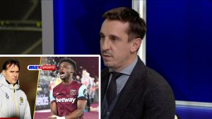 Read more about the article Gary Neville shares Julen Lopetegui verdict on Mohammed Kudus transfer decision live on Sky Sports