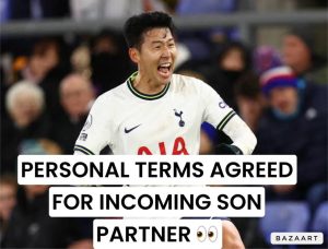 Read more about the article PERSONAL TERMS AGREED FOR INCOMING SON PARTNER  When playing up front with SON behind, both players could sign hit 20+ G/A before the first half of the season and you know what that means