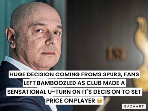 Read more about the article HUGE DECISION COMING FROMS SPURS, FANS LEFT BAMBOOZLED AS CLUB MADE A SENSATIONAL U-TURN ON IT’S DECISION TO SET PRICE ON PLAYER