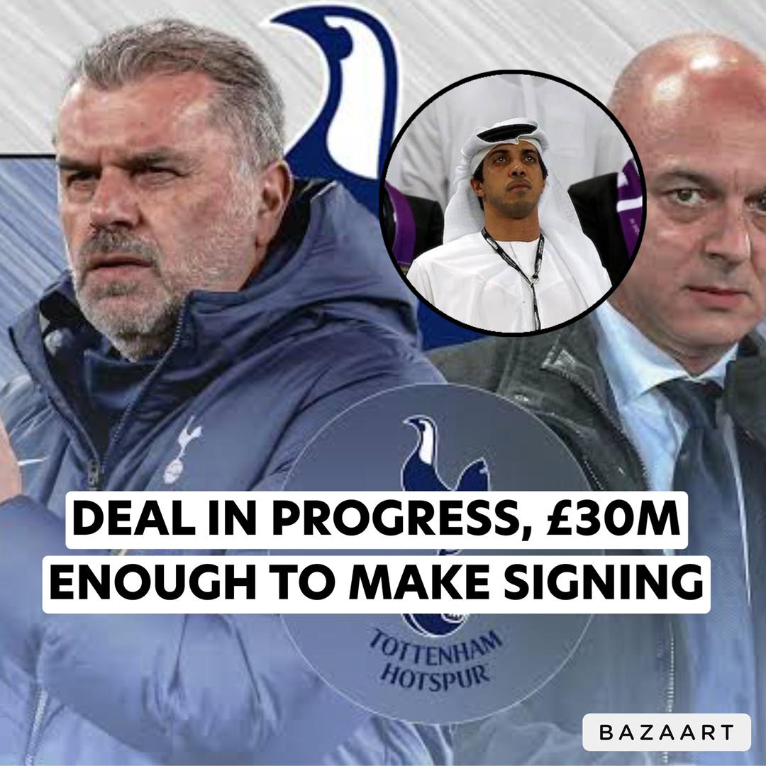 You are currently viewing DEAL IN PROGRESS, £30M ENOUGH TO MAKE SIGNING  Tottenham tables informal £30m proposal to sign “superb” player from Manchester City after latesr round of talks