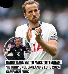 Read more about the article Harry Kane who left Tottenham for Bayern Munich last summer is set for fantastic return to the London Stadium after Eurocup ENDS