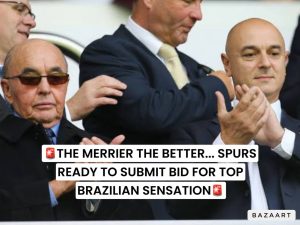 Read more about the article THE MERRIER THE BETTER… SPURS READY TO SUBMIT BID FOR TOP BRAZILIAN SENSATION
