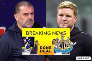 Read more about the article MAJOR HIJACK CONFIRMED-Tottenham set to announce new player arrival with sensational hijack on Newcastle swoop for bargain 121-goal striker signing