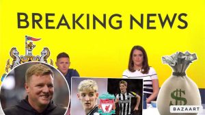 Read more about the article JUST IN- Newcastle have already approached three Gordon replacements agents, amids the winger’s decison to push for Liverpool transfer