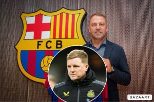 Read more about the article GOODNEWS LOOMING- Newcastle submit shock bid for Barcelona star as Hansi Flick names his price for Prem title winner