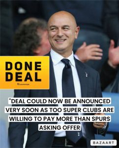 Read more about the article “Deal must happen in the next 48 hours”- club has just given Tottenham Ultimatum to get magnificent player deal Done after vigorous negotiations reached climax, Spurs must take advantage as it is the most profitable option