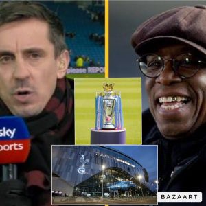 Read more about the article Ian Wright shocked after Gary Neville predicts where Tottenham are going to finish this season