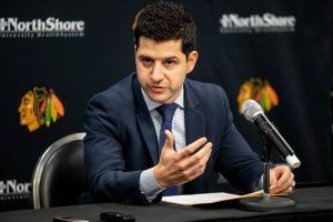 Read more about the article “BLACKHAWKS ON THE PROWL: The Two Maple Leafs Stars Who Could Be Headed to Chicago – The News That Will Change Everything