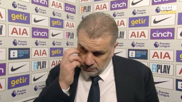 You are currently viewing Ange Postecoglou slams ‘set-piece narrative’ and points blame for Arsenal goal